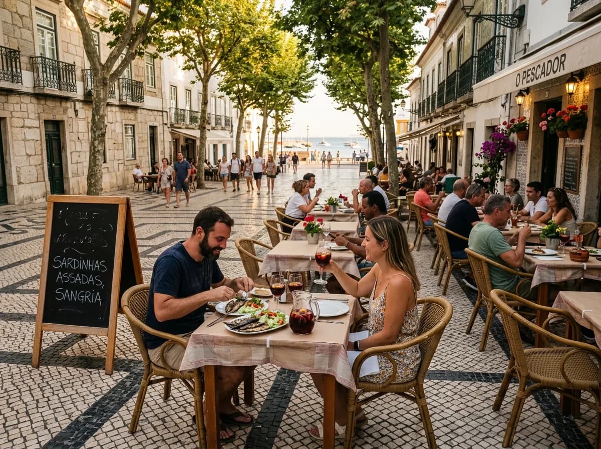 A esplanada do Mir na Alameda, em Cascais